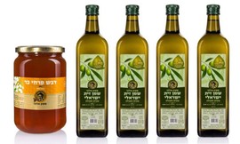 משלוח 4 ק"ג דבש או שמן זית