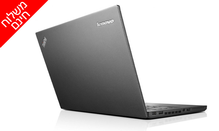 3 Lenovo לנובו מחשב נייד מחודש, דגם T450 מסדרת ThinkPad עם מסך "14, זיכרון 8GB ומעבד i5