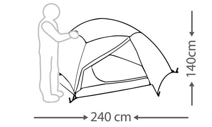 4 ​אוהל ל-4 אנשים GONATURE