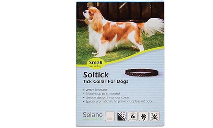 3 קולר נגד קרציות לכלבים Soltick 