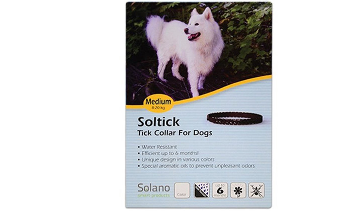 4 קולר נגד קרציות לכלבים Soltick 