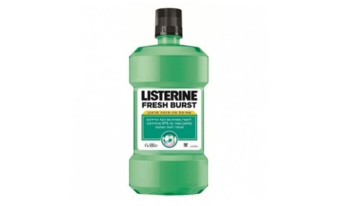 3 10 יחידות שטיפת פה ליסטרין Listerine