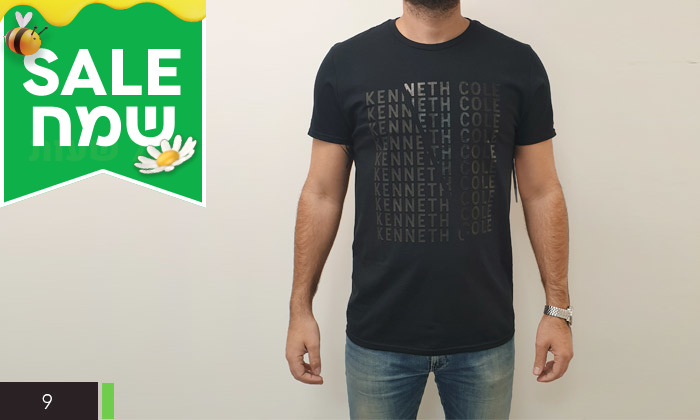 4 חולצת טי-שירט לגברים KENNETH COLE 