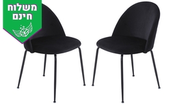 זוג כיסאות מרופדים לפינת האוכל