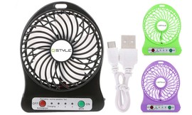 2 מאווררי USB ניידים QSTYLE