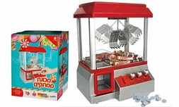 מכונת ממתקים מנגנת עם אסימונים