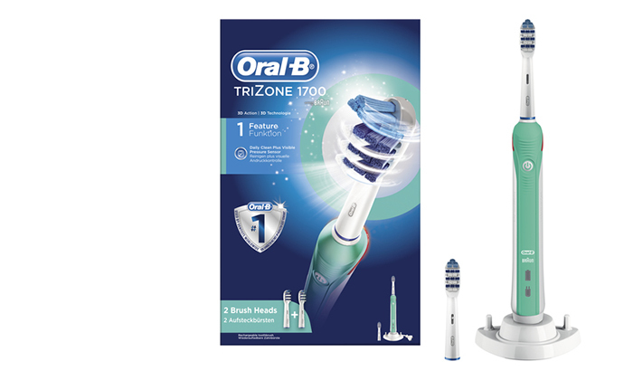 מברשת שיניים חשמלית נטענת אורל בי Oral-B - משלוח חינם