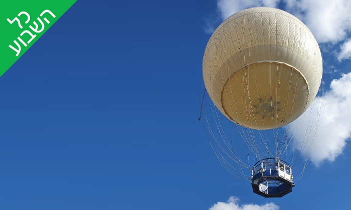 3 טיסה בכדור פורח TLV Balloon, פארק הירקון - גם בשישי