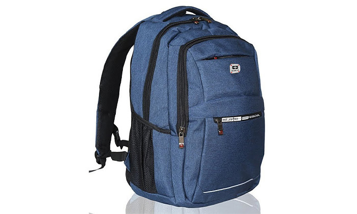 3 תיק גב למחשב Swiss עם חיבור USB מבית Camel Mountain דגם Rocko 