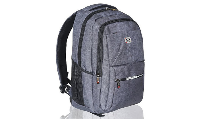 4 תיק גב למחשב Swiss עם חיבור USB מבית Camel Mountain דגם Rocko 