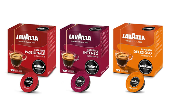3 מארזי קפסולות קפה לוואצה LAVAZZA במבחר טעמים