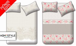 סט מצעי קיץ זוגי 100% כותנה 