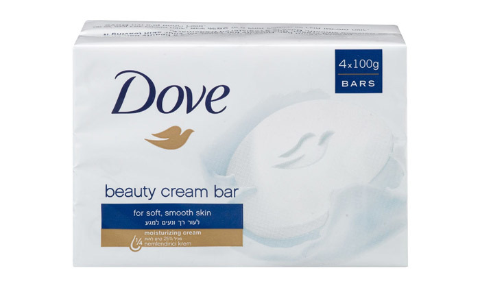 6 40 יחידות סבון מוצק דאב DOVE במבחר ריחות