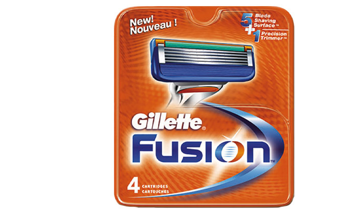 3 מארז 16 סכיני גילוח ג'ילט פיוז'ן Gillette Fusion
