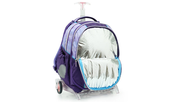 11 קל גב X Bag Trolley Frozen: תיק טרולי לבית הספר וערכת כלי כתיבה במשלוח חינם