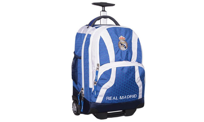 3 תיק בית ספר אאוטדור טרולי Real Madrid Junior