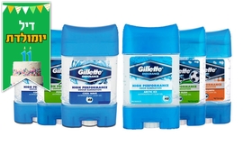 6 יחידות דאודורנט Gillette