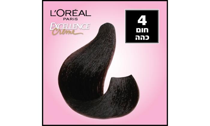 16 3 יחידות צבע לשיער L'OREAL Excellence Creme - גוונים לבחירה
