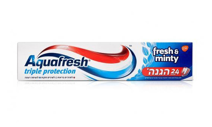 3 מארז 6 יחידות משחת שיניים אקווה פרש Aquafresh