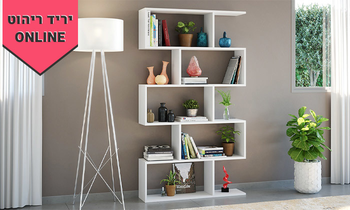 2 ספרייה מדורגת דגם אלסקה