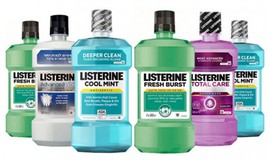 6 בקבוקי מי פה Listerine