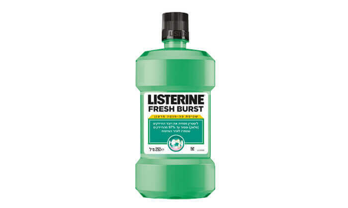 7 מארז 6 בקבוקי מי פה Listerine