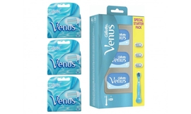 ג'ילט Venus - ידית ו-15 סכינים
