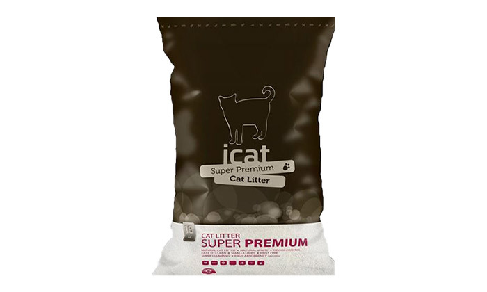 3 מארז חמישה שקים של חול מתגבש לחתול ICAT