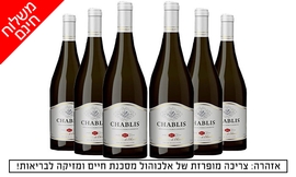 6 בקבוקי יין שאבלי כולל משלוח