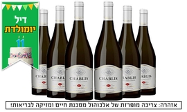 6 בקבוקי יין שאבלי כולל משלוח