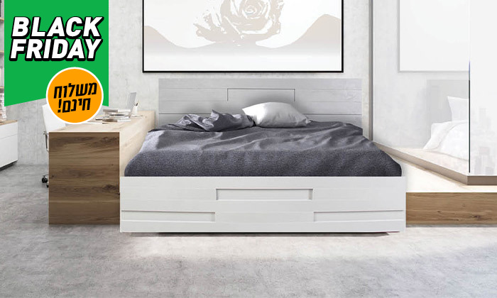 4 מיטה עם מזרן אולימפיה - משלוח חינם