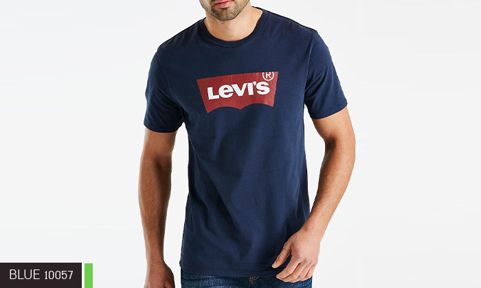 6 חולצת גברים 100% כותנה, ליוויס LEVIS 