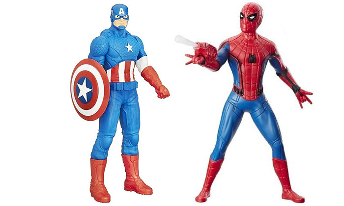 בובת ספיידרמן או קפטן אמריקה MARVEL