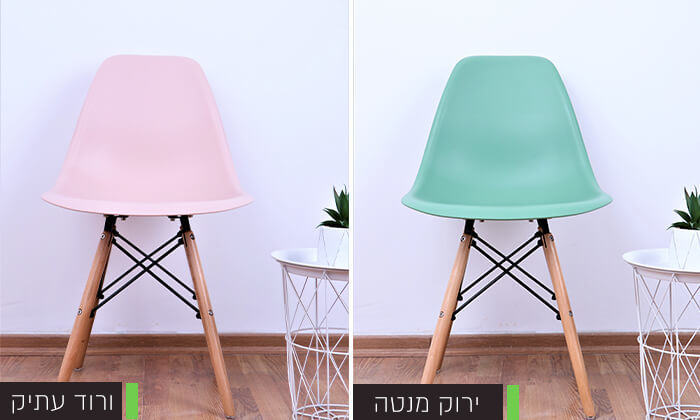 8 כיסא פלסטיק לפינת האוכל 