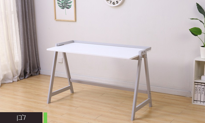 5 שולחן עבודה עם רגלי מתכת