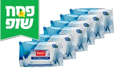 מארז 24 מגבונים נשטפים באסלה