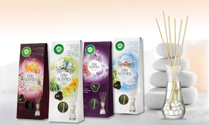 8 מארז 8 בקבוקי ריח עם מקלות AIR WICK