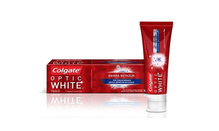 3 8 יחידות משחת שיניים קולגייט Colgate Optic White INSTANT