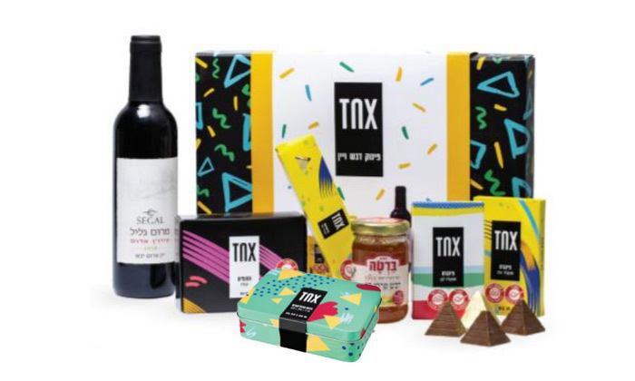5 מארזי יין, דבש ושוקולד במשלוח למגוון יישובים מ-TNX מתנות חברתיות