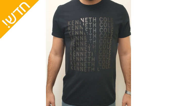 5 חולצת טי שירט קצרה קנת קול לגברים Kenneth Cole 