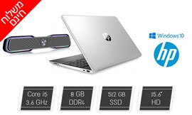 מחשב נייד HP עם מסך ''15.6