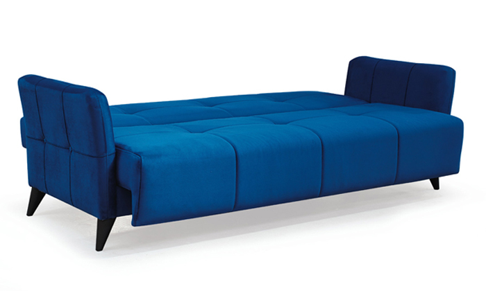 4 ספה תלת מושבית הנפתחת למיטה Or Design דגם קאני, כולל זוג כריות נוי