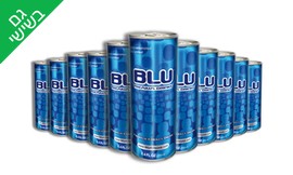24 פחיות BLU משקה אנרגיה