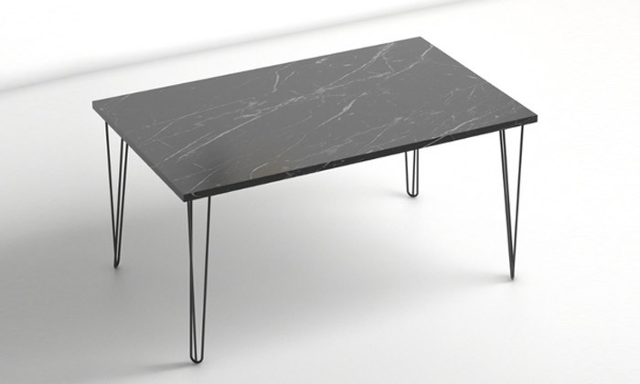 7 שולחן סלון מלבני רבדים דגם שני