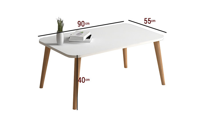 8 שולחן סלון מלבני רבדים, דגם הודיה