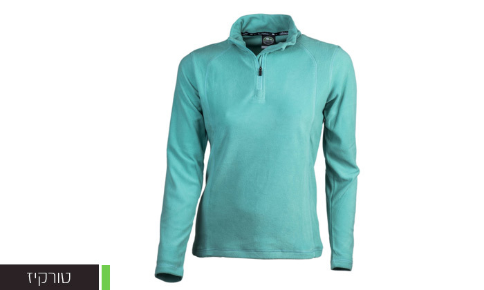 3 3 חולצות מיקרופליז לנשים GoNature דגם HALF ZIPPER 3 3 חולצות מיקרופליז לנשים GoNature דגם HALF ZIPPER