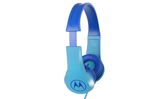 4 אוזניות חוטיות לילדים עם מפצל שמע MOTOROLA  - משלוח חינם