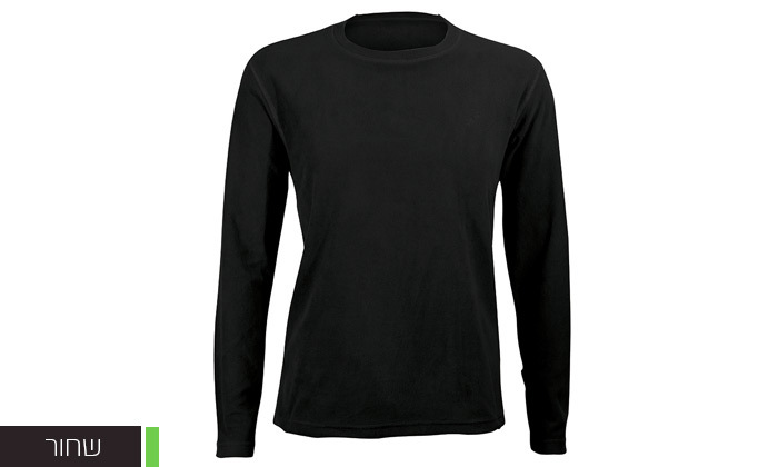 6 חולצת גברים תרמית OUTDOOR דגם LUKE Microfleece