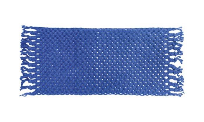 6 שטיח מקרמה עבודת יד 100% כותנה דגם ניתאי