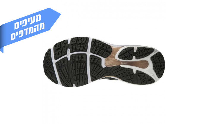 3 נעלי ריצה מיזונו לנשים Mizuno דגם WAVE PRODIGY 2 בצבע שחור